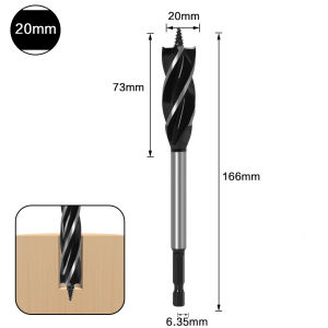 Tool-Hive - Bộ Mũi Khoan Xoắn 18/20/25mm Chuyên Dụng Gia Công Vật Liệu Gỗ Hiệu Quả Cao