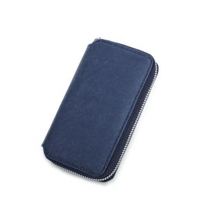 CONTACTS FAMILY Luxury Men Watch Storage Case Leather 2 Slots Portable Pouch Travel Watch Display Case as Gift for Father