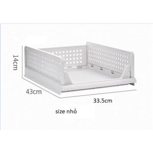 Kệ Ngăn Kéo Phân Chia Tủ Quần Áo Đồ Dùng Gấp Gọn Đa Năng