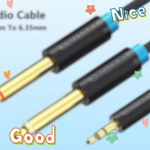 Vention TRS 6.5mm Male Dual Audio Cable 6.5mm Male Audio Cable For Speakers Computer mixing console 1/2 connection cable