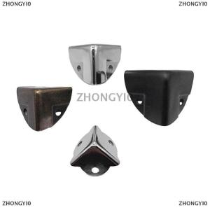 [COD] ZHONGYI0 4pcs sắt góc bảo vệ bảng góc cạnh bảo vệ Bìa đồ trang sức ngực hộp gỗ trường hợp trang trí chân chân kim loại góc