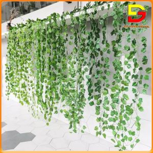 Set 12 Dây Lá Giả Dây Leo Treo Tường Trang Trí Nhà Cửa Decor Sự Kiện Dài 2m3 - Cây Giả Decor DG-77