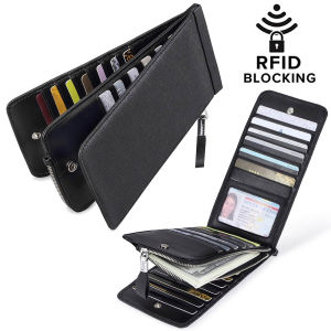 2020 Women Men Long Wallet Zipper Pocket Card Holder Clutch Slim Purse Coin Credit Card Wallet Ticket Credit Card Bag Case