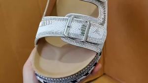 [Free Shipping] Plus-size Bohemian sandals for women in stock summer wedge-heeled thick-soled sandals new fish-mouth sandals for women