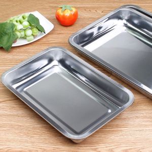 TS 1pcs Stainless Food warmer/ Tray / Serving Plate