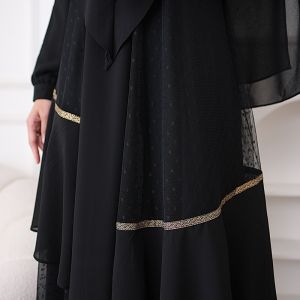 Gamis Putih Elegan dengan Khimar dan Pari Terbaru - Busana Umroh Hajj