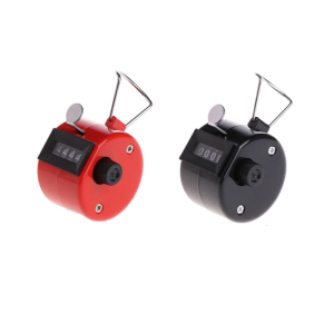 Plastic Hand Tally Counter 4-Digit Tally Counters Mechanical for Palm Counter Clicker Counter Handheld Pitch Click Count
