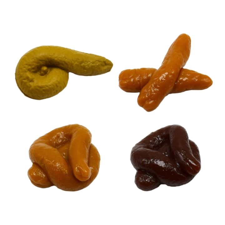 False Turd 6-Shape Design Realistic Disgusting Turd Prank Ordure Prop ...
