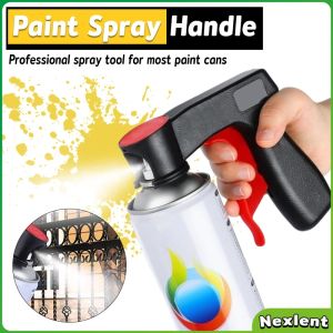 Nexlent Universal Reusable Plastic Portable Spray Paint Handle for Car/Wheel/Wall DIY Painting Assistance