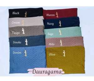 HIJAB AYUNDA SEGITIGA INSTAN DAURA GAMA / KERUDUNG AYUNDA  DAURAGAMA ETNIK