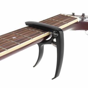 Capo gitar bahan aluminum kuat dan ringan dengan box coklat import