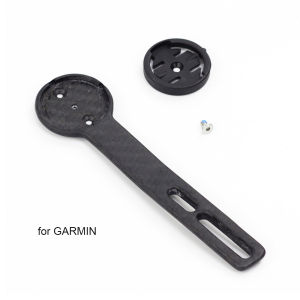 SILVEROCK Carbon Computer Mount for Integrated Handlebar Edge 1000 IGPSPORT Wahoo Bryton Handlebar Out Front GPS Holder No Camera Mount