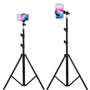 3 ขา ขาตั้งกล้อง เช่น กล้องมือถือ ซึ่งเป็นกล้องเซลฟี่ LIVE สด ขา 300 วิตามิน ความสูง 210 ซม การผ่าตั้ง ให้ถ่ายรูป ราคาถูกต้อง