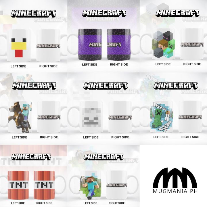 Minecraft Mug Texture MINECRAFT Mugs - Mugmania - Minecraft Characters Mugs 11oz | Lazada PH