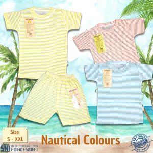 Baju Bayi Setelan Anak Kaos Ridges Salur Premium Quality / Baju Bayi / Baju Bayi Perempuan / Baju Bayi Laki Laki