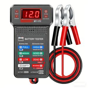 WAPKTY 12V Máy kiểm tra ắc quy ô tô Đa chức năng Cảnh báo lùi Máy dò ắc quy ô tô ANENG BT172 Chất lượng cao Máy phân tích ắc quy ô tô Dụng cụ sửa chữa ô tô
