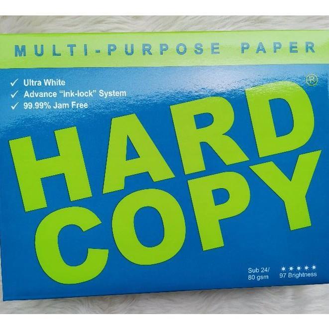 Hard Copy Bond Paper 80gsm Sub 24 Short 500 Sheets Lazada Ph 7521