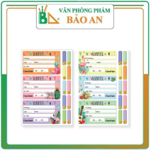 Nhãn vở Classmate Summer CL-NT218