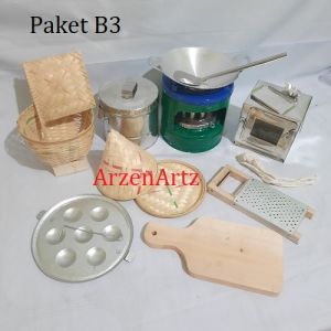 Mainan Masak Masakan Mini ( Pkt B3 ) Mainan Masakan Tradisional Murah Lengkap 12 Barang Real-Pict