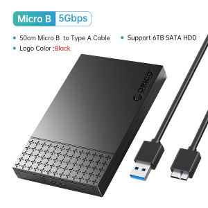ORICO HDD Case Type-C USB3.1 to SATA3.0 2.5inches SSD HDD Enclosure 5Gbps 4TB HDD Enclosure Box Support UASP Auto Sleep(2526C3)