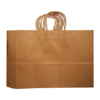 CGS 42X31X13CM Kraft Paper Bag (Brown) (12PCS) - Paper Bag