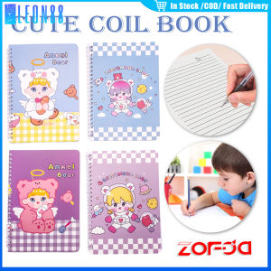 สมุดจดบันทึกการ์ตูน A5 น่ารัก 4 ลักษณะพสก 60 แผ่น สำหรับเด็ก ดีไซน์ Angel Bear