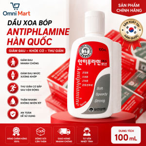 Dầu Nóng Hàn Quốc Antiphlamine 100ml - Dầu Xoa Bóp Giảm Đau Xương Khớp Vai Gáy Chính Hãng