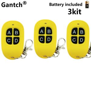Kit3 Remote control 433 mhz for Automatic garage door Electronic door Alarm Gate PPA RSG