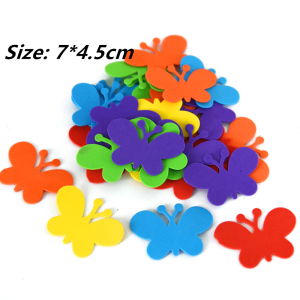 30/40PCS EVA Foam Craft 3D Wall Decoration Classroom Blackboard Notice Board Kindergarten Layout Home School Office Decorative Wall Stickers