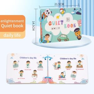 QB-WorkSheet Quiet Book Buku Edukasi Aktivitas Anak Busy Book