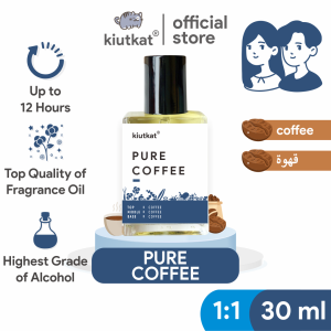 PURE COFFEE by KIUTKAT - Parfum Aroma KOPI ASLI Original Isi 30ml