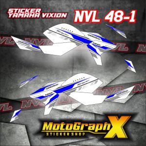 Striping Stiker Premium Vixion NVL ( New Vixion Lighting ) Stiker New Vixion Lighting NVL 48 Premium