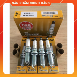 Bugi NGK PLATINUM Bạch Kim Xe SONATA SANTAFE TUCSON SORENTO INNOVA FORTUNER Xpander LFR5AGP Bộ 4 cái