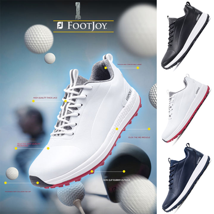 Waterproof Golf Shoes for Men Spikeless Outdoor Golf Sport Training