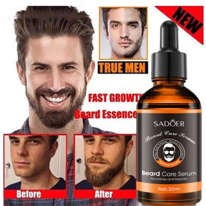 Beard Growth Essence 30ML Sideburns Beard Growth Essence Pertumbuhan Jenggot Cepat untuk Memperpanjang Jenggot Maine Hair Growth Liquid