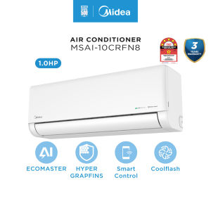Midea Avigator MSAI-10/13/19/25CRFN8 5 Star EcoMaster R32 Inverter Air Conditioner / Aircond 1HP/1.5HP/2HP/2.5HP