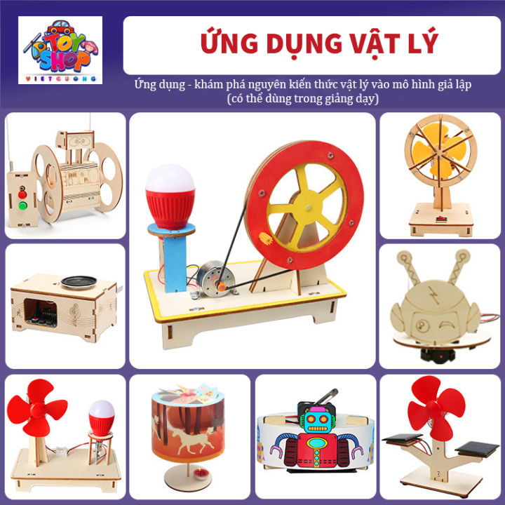 Đồ chơi mô hình gỗ thủ công ứng dụng vật lý cho trẻ tự lắp ráp | Lazada.vn