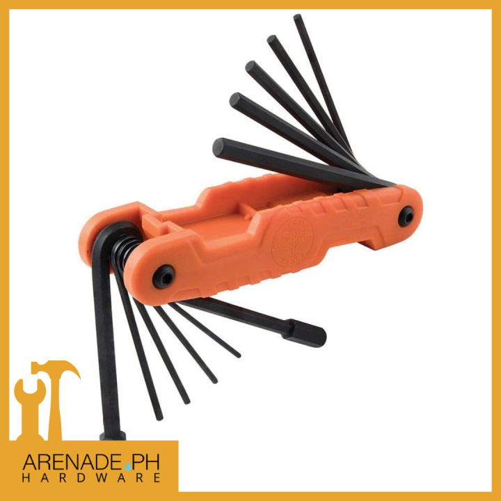 X11 Rim Keys Klein Tools Pro Folding x11 Hex Key Set Extended Reach 4 inch 70550 ...