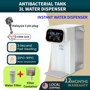 [Ready Stock] TT HAPPY 3L Water Dispenser Thermo Pot LCD Screen Digital Desktop Instant Hot Water Pot Kettle Heater Dispenser Adjustment Temperature Fast Heat Desktop Water Dispenser 飲水機