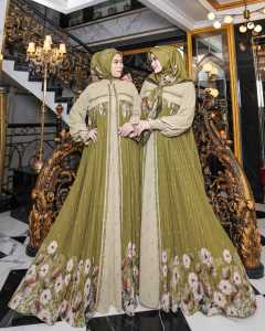 Callista series BY AC SYARI GAMIS SET HIJAB GAMIS SYARI MEWAH