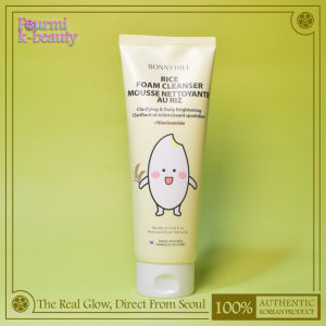 Bonnyhill Rice Foam Cleanser Clarifying & Daily Brightening + Niacinamide (250 ml / 8.45 fl.oz ) Exp: Nov 24 2028