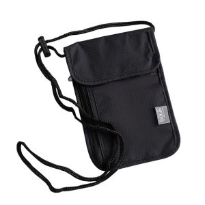 RFID Passport ID Bag Nylon Multi-Functional Document Pouch Portable Waterproof Neck Wallet Travel