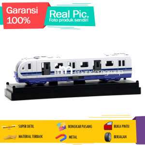 Diecast Miniatur Mainan Mobil Kereta Keretaan Listrik Klasik Mika Susun