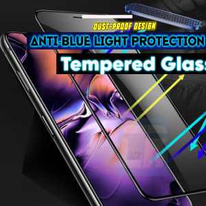 iPhone Tempered Glass Screen Protector DustNet AnitBlue