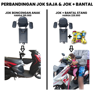 GEMILANG Jok Boncengan Anak Motor XRide