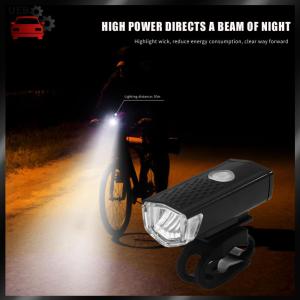 [Ueb Wholesale Mall] Bike Tail Light & Headlight Bike Rear Light Waterproof Bike Front Light Rechargeable LED Riding Warning Light 3 Modes for Night Riding