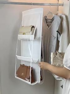 กระเป๋าเก็บของ กระเป๋าแขวน กระเป๋าจัดระเบียบ กระเป๋าเก็บของวิเศษ กระเป๋าแขวน ติดผนัง จัดระเบียบตู้เสื้อผ้าที่บ้าน [ จัดส่งฟรี ]