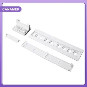 【CANAMEK】 1Set Universal Embedded Refrigerator Slide Rail For Fridge Door Slide Rail Mounting Kit Refrigerator Door Guide Moving Slide