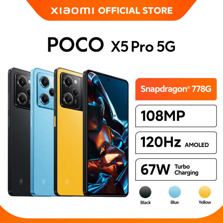 Xiaomi POCO X5 5G 256GB 13(8+5)GB RAM, 120Hz AMOLED, Snapdragon, NFC, 33W,  48MP
