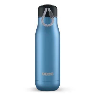 Zoku Stainless Steel Bottle 18oz/500ml (Blue)